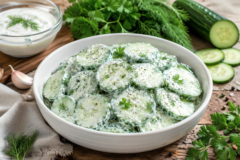 keto cucumber salad