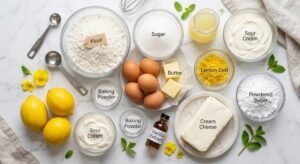 lemon cake Ingredients