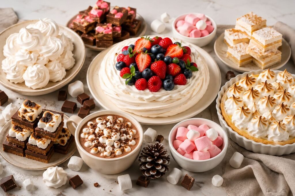 marshmallow and meringue