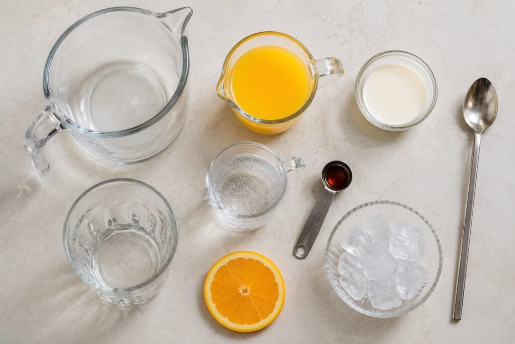 orange creamsicle mocktail