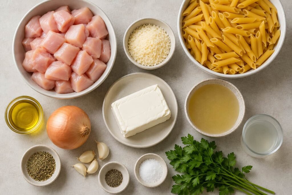 pasta and cream recipes