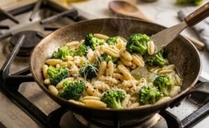 recipe for broccoli and cavatelli​