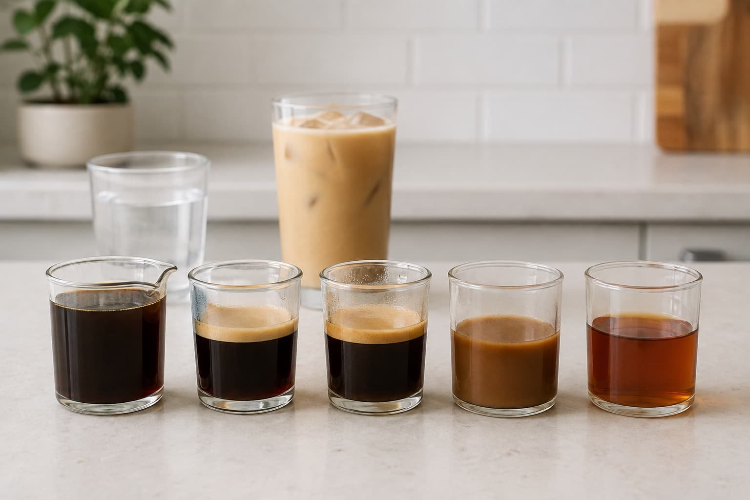 Chilled brewed coffee