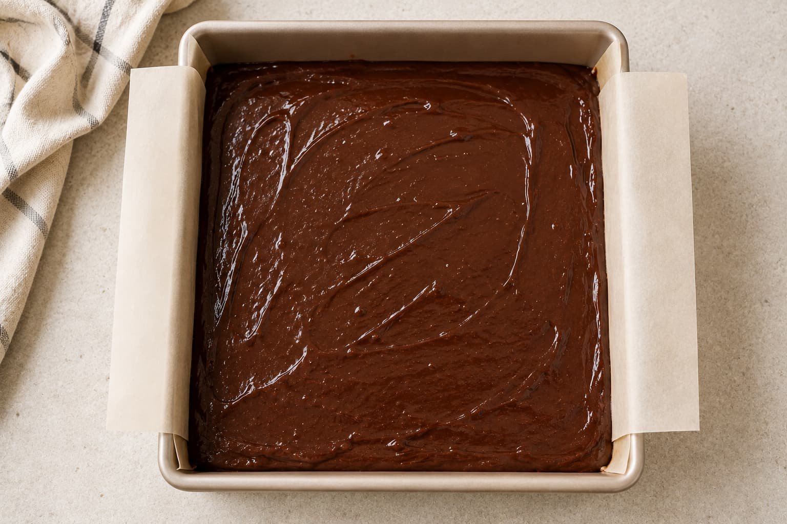Espresso brownie batter