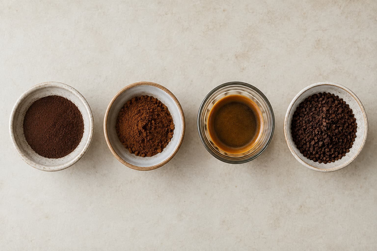 Instant espresso powder