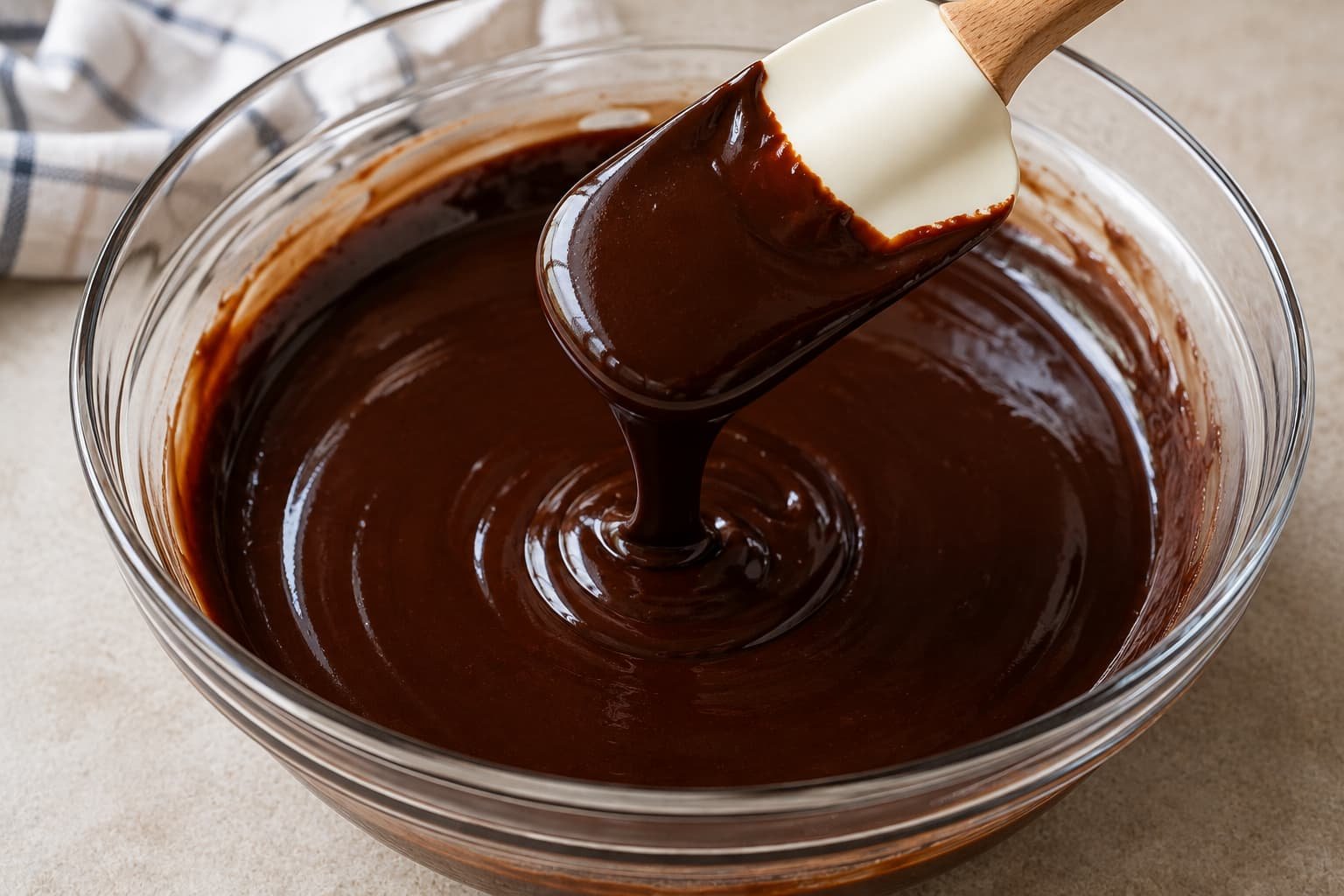 Melted chocolate