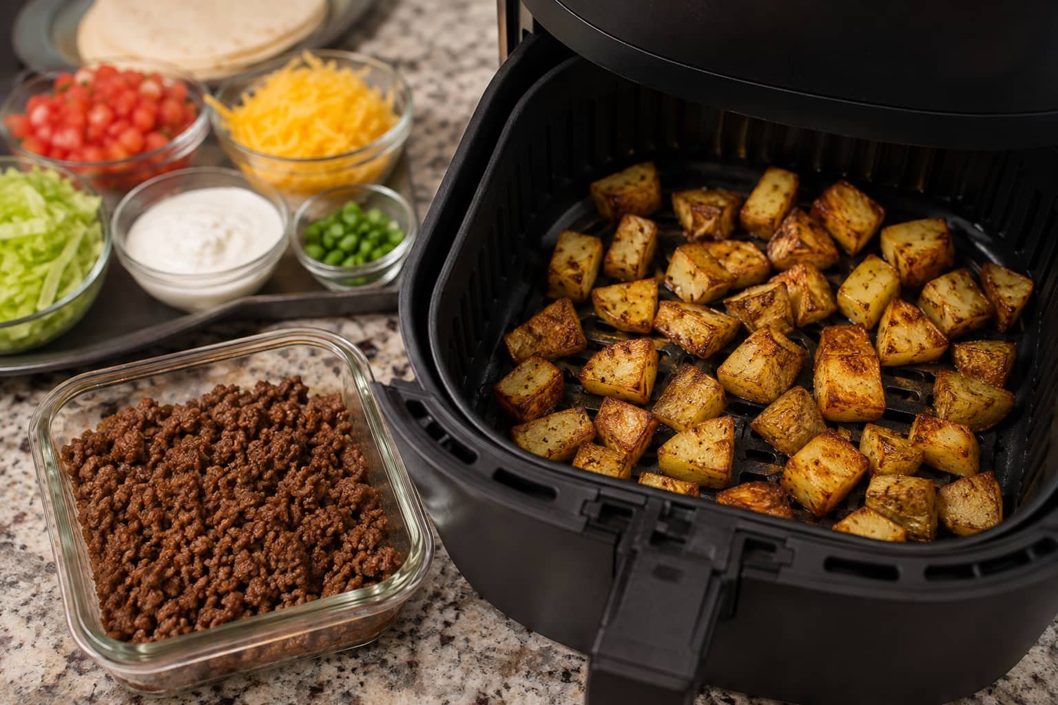 air fryer baked potatoe