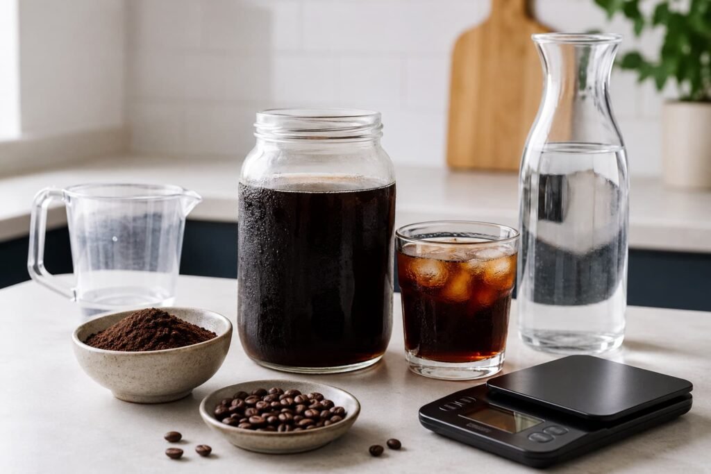 cold brew ratio chart