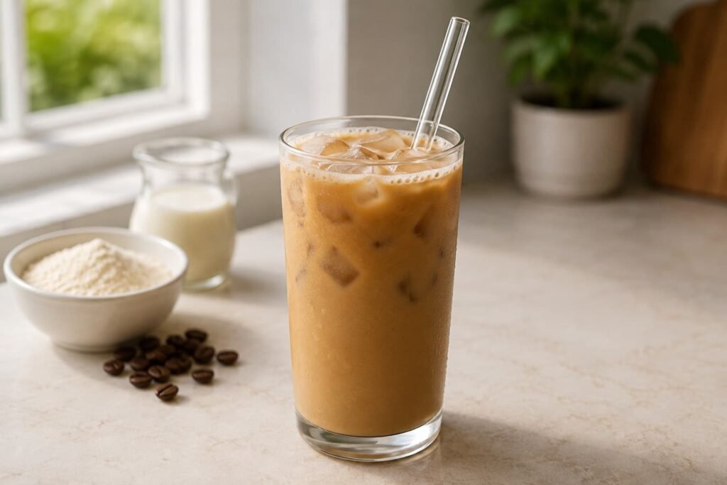 protein iced coffee recipe