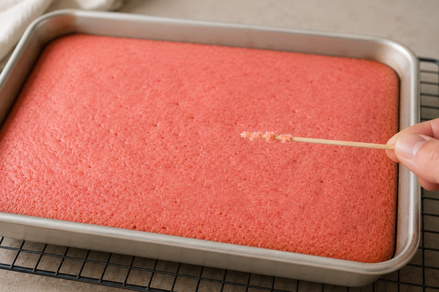 strawberry shortcake crunch cake