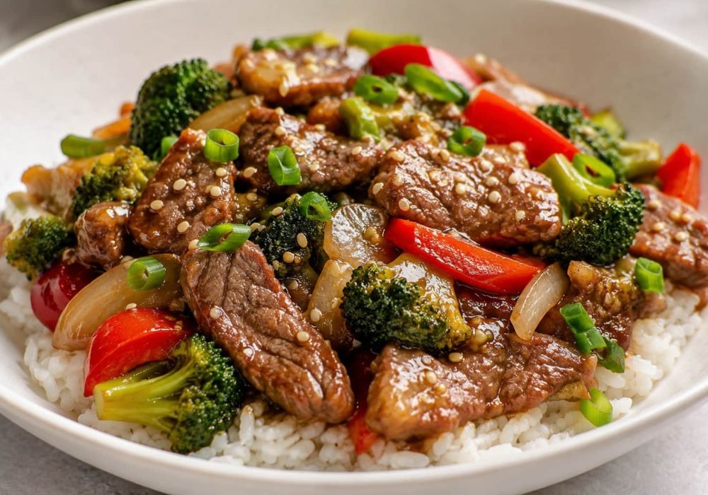 Beef with Garlic Sauce