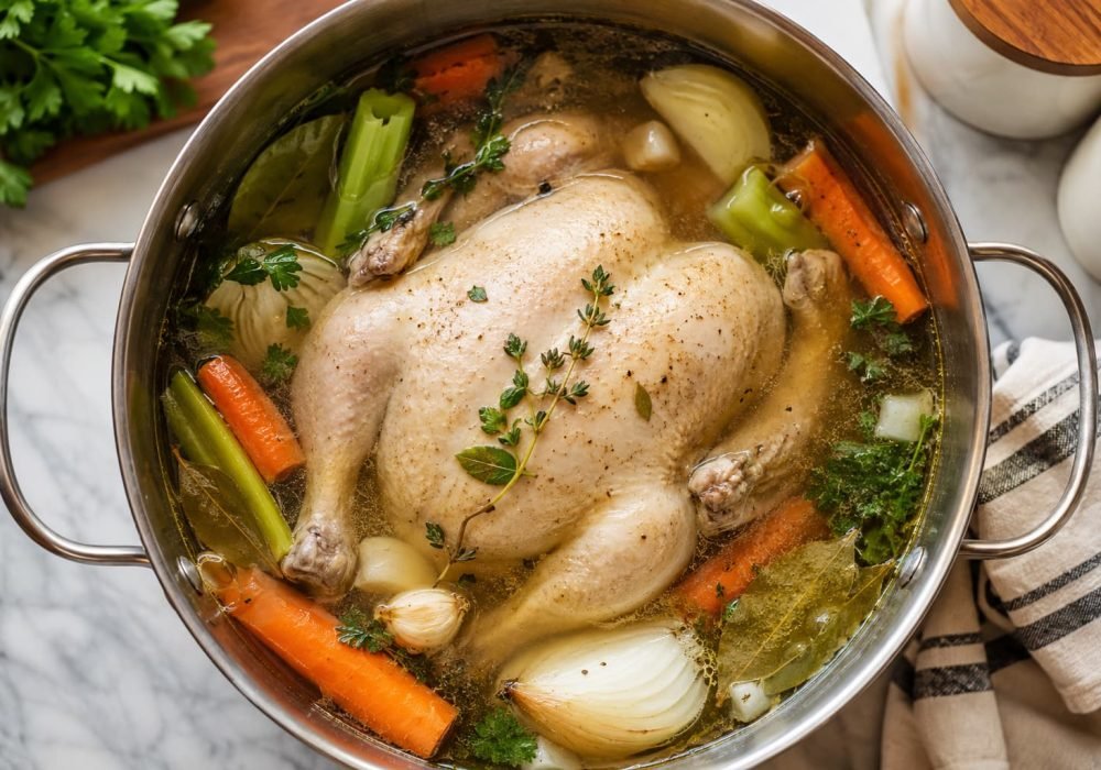 How Long to Boil a Whole Chicken