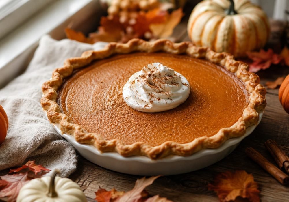 homemade pumpkin pie