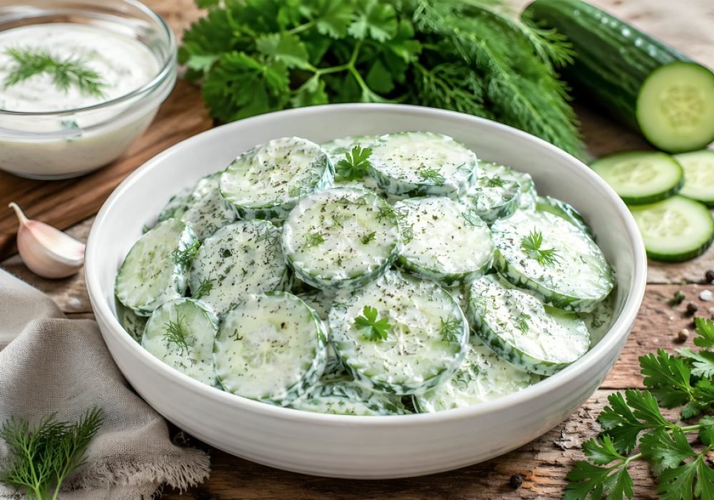 keto cucumber salad